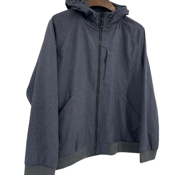 L.L. Bean hooded Fleece lined jacket size XXL navy - Picture 3 of 13